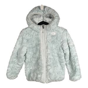 The North Face Reversible Mossbud Swirl Insulated Jackets Light Blue Size 5T